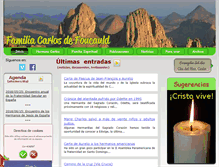 Tablet Screenshot of carlosdefoucauld.org