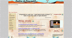 Desktop Screenshot of carlosdefoucauld.es